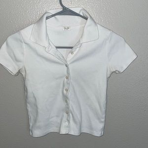 brandy melville/ john gualt white button down